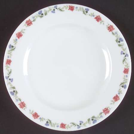 Thistle Rose Bread & Butter Plate