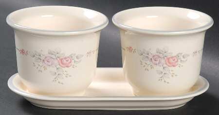 Trousseau Herb Pots W/Tray (2 Pots,1try)