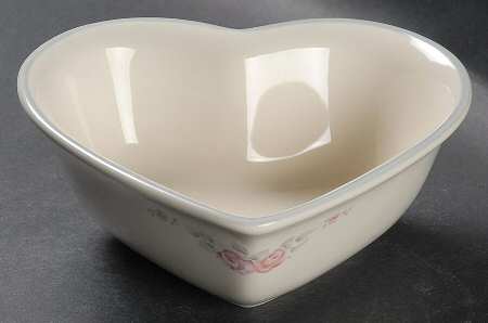 Trousseau 6" Heart Shaped Bowl