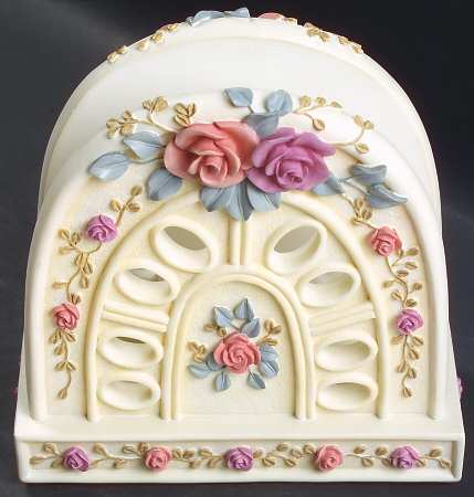 Trousseau Napkin Holder Sculptured