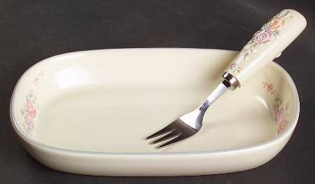 Trousseau Hors d'Oeuvre Set (Tray and Fork)