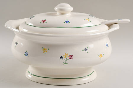 Vickie Hanson Tureen & Lid w/Ladle