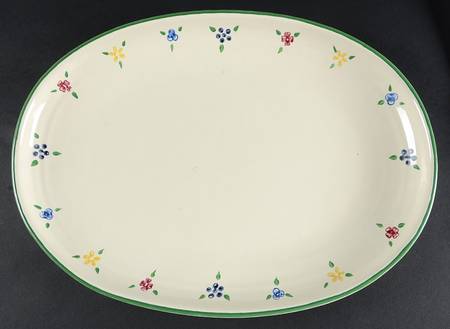 Vickie Hanson 14" Oval Serving Platter