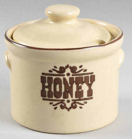 Village (Made in USA) Honey Pot & Lid