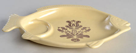 Village (Made in USA) Seafood-Cocktail Server Plate