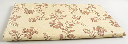 Village (Made in USA) Oval Flannel Backed Vinyl Tablecloth 60'' X 85''