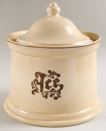 Village (Made in USA) Ice Crock & Lid No Metal Liner