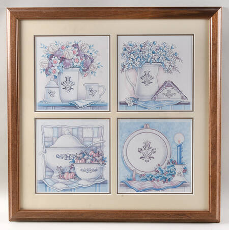 Village (Made in USA) Picture Aka Framed Art