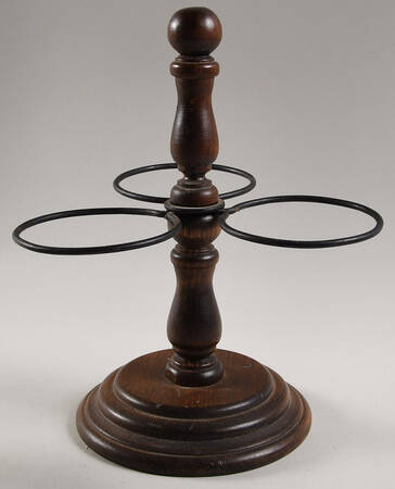 Village (Made in USA) Wood Stand for 3 Jam/Relish Servers