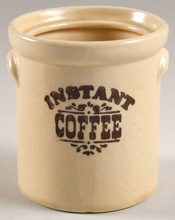 Village (Made in USA) Instant Coffee Crock No Lid