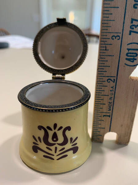 Village (Made in USA) Metal Trinket Box