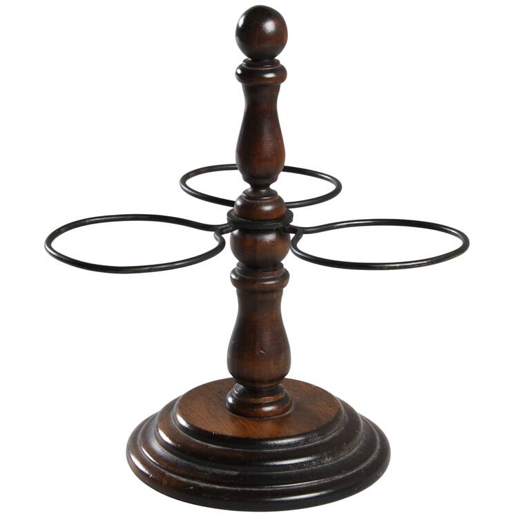 Village (Made in USA) Condiment Set/Wood Base Only
