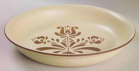 Village (Made in USA) 10" Pie Baking Plate