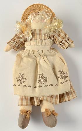Village (Made in USA) Raffia Doll