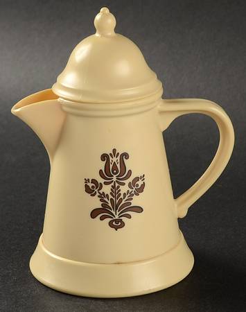 Village (Made in USA) Plastic Child's Coffee Pot & Lid