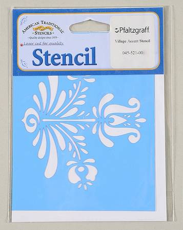 Village (Made in USA) Wallpaper Stencil