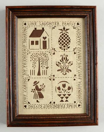 Village (Made in USA) 8" X 6" Picture Aka Framed Art