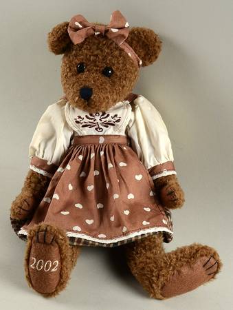 Village (Made in USA) Dated Plush Teddy Bear