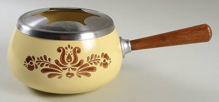 Village (Made in USA) Metal Fondue & Lid