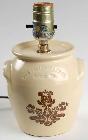 Village (Made in USA) Crock Accent Lamp No Shade