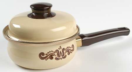 Village (Made in USA) 1.0 Quart Metal Covered Saucepan