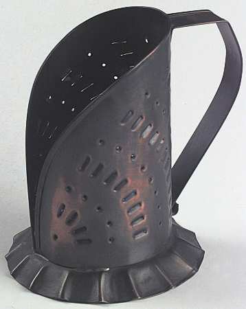 Village (Made in USA) Pillar Candleholder with Copper Handle