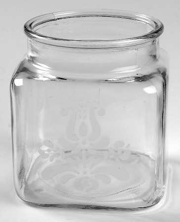 Village (Made in USA) Glassware Tea Canister No Lid