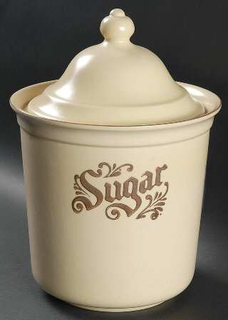 Village (Made in USA) Sugar Canister & Lid