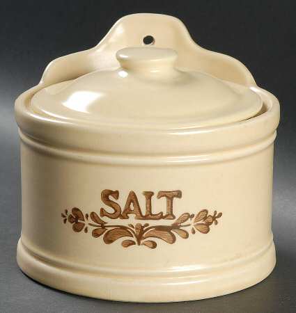 Village (Made in USA) Salt Box & Lid