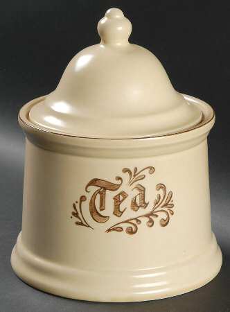 Village (Made in USA) Tea Canister & Lid