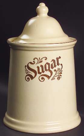 Village (Made in USA) Sugar Canister & Lid
