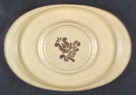 Village (Made in USA) Cheese and Cracker Set, No Dome