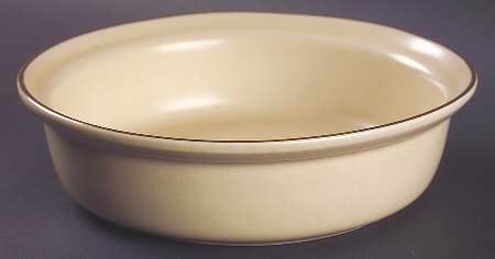 Village (Made in USA) China Casserole, No Metal Lid and Stand