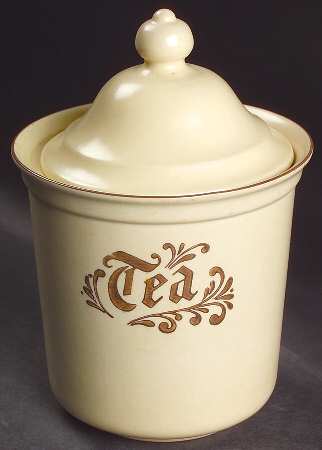 Village (Made in USA) Tea Canister & Lid