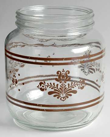 Village (Made in USA) Small Glassware Storage Jar No Lid