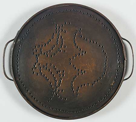 Village (Made in USA) Round Handled Copper Trivet