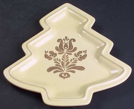 Village (Made in USA) 1 Part Small Tree Shaped Dish
