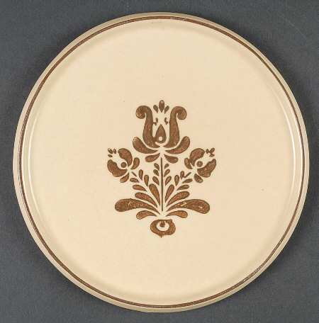 Village (Made in USA) Round Cheese Dish No Lid