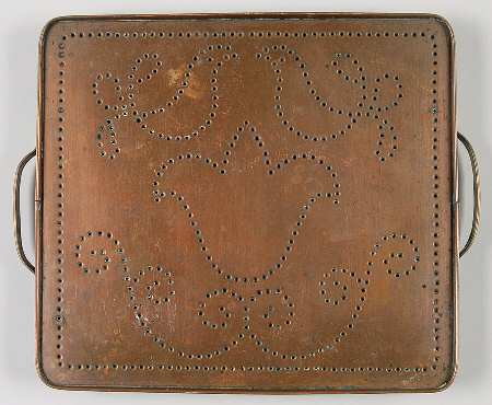 Village (Made in USA) Rectangular Copper Trivet
