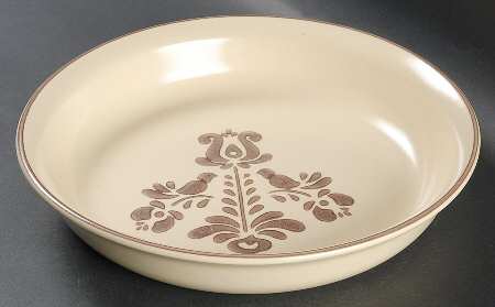 Village (Made in USA) Deep Pie Serving Plate