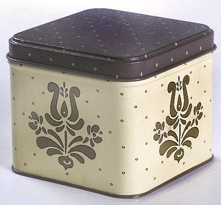 Village (Made in USA) Paper Coasters with Metal Box