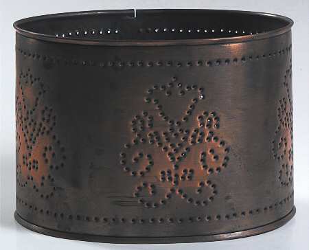 Village (Made in USA) Oval Copper Cachepot