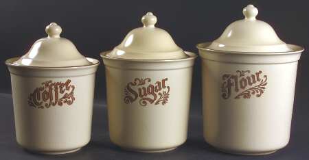 Village (Made in USA) (3 Piece) Canister Set (Box Set)