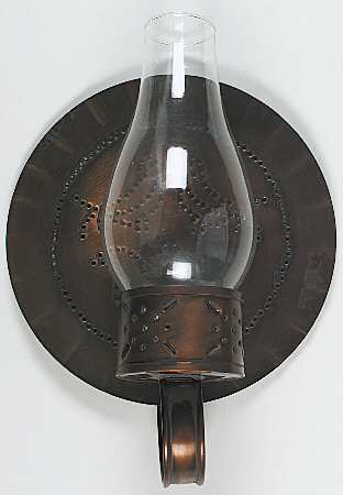 Village (Made in USA) Copper Chimney Sconce with Globe