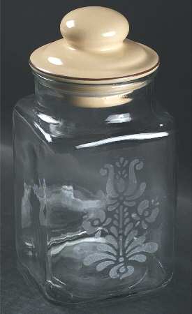 Village (Made in USA) Large Glassware Canister