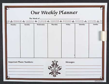 Village (Made in USA) Weekly Planner Magnet