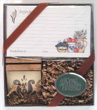 Village (Made in USA) Recipe Stand with Cards Set