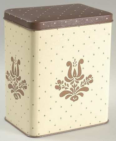 Village (Made in USA) 5 1/2" Nested Storage Tin with Hinged Lid