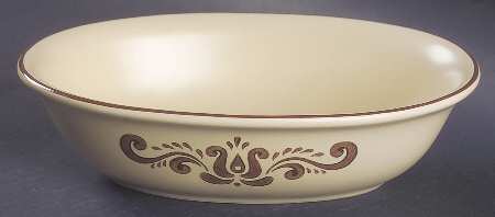 Village (Made in USA) 8" Oval Vegetable Bowl