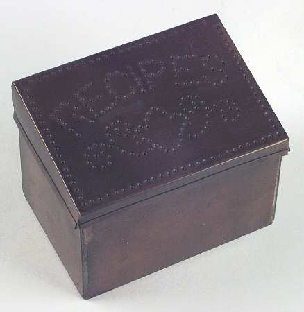 Village (Made in USA) Copper Recipe Box